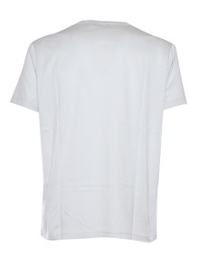 Dondup White t-shirt with logo plate
