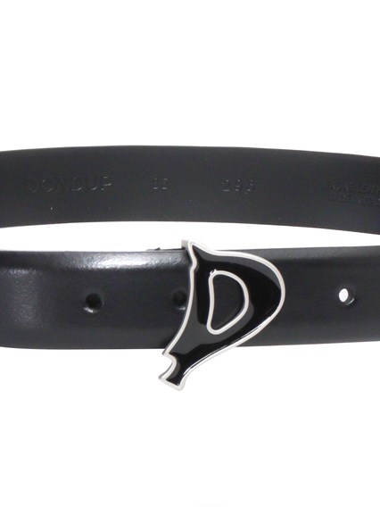 Dondup Black leather belt