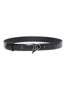 Dondup Black leather belt