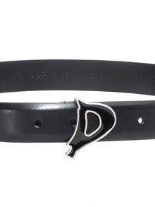Dondup Black leather belt