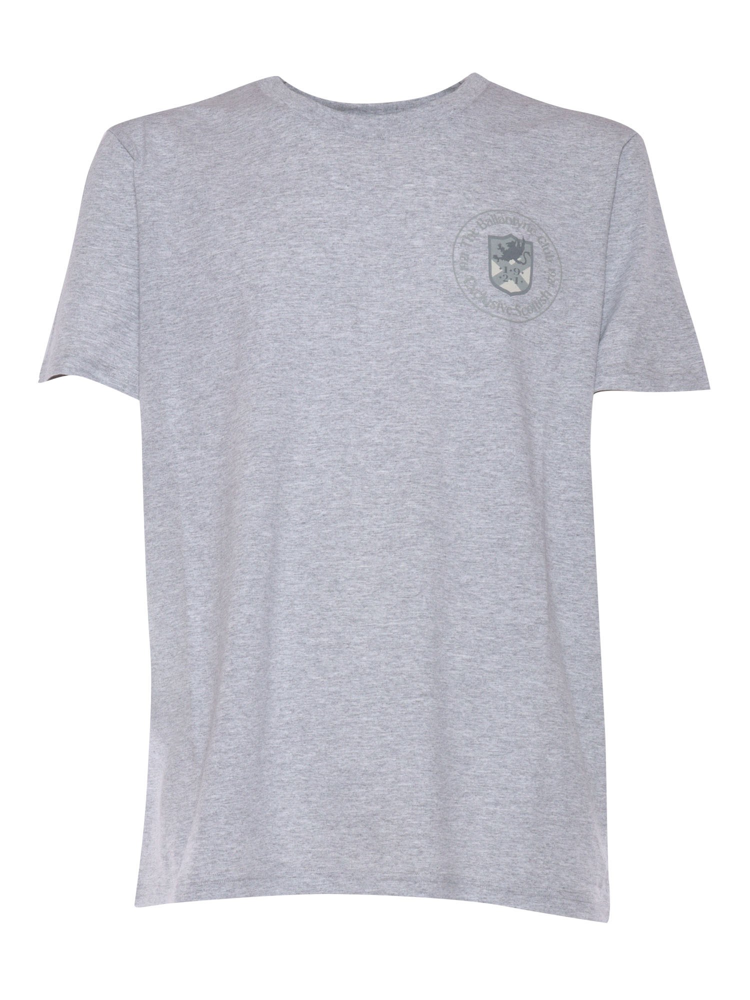 Ballantyne Gray T-shirt With Logo In Gray