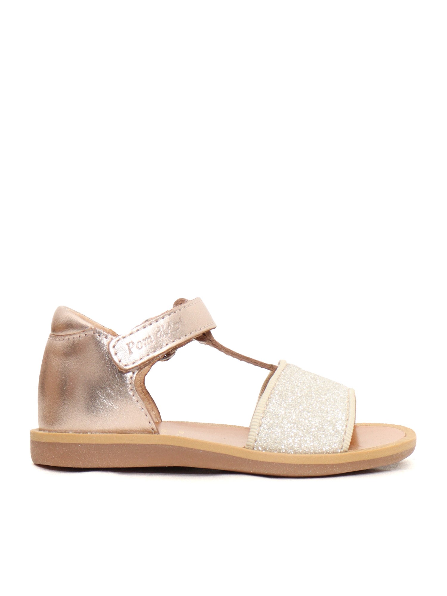 Shop Pom D'api Poppy Tao Easy Sandals In Gold