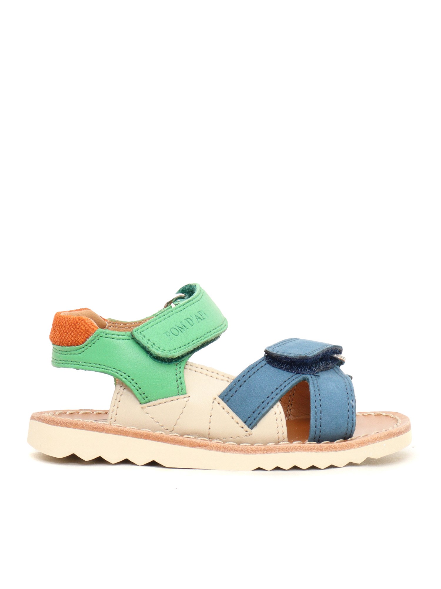 Shop Pom D'api Waff Jimy Sandals In Blue