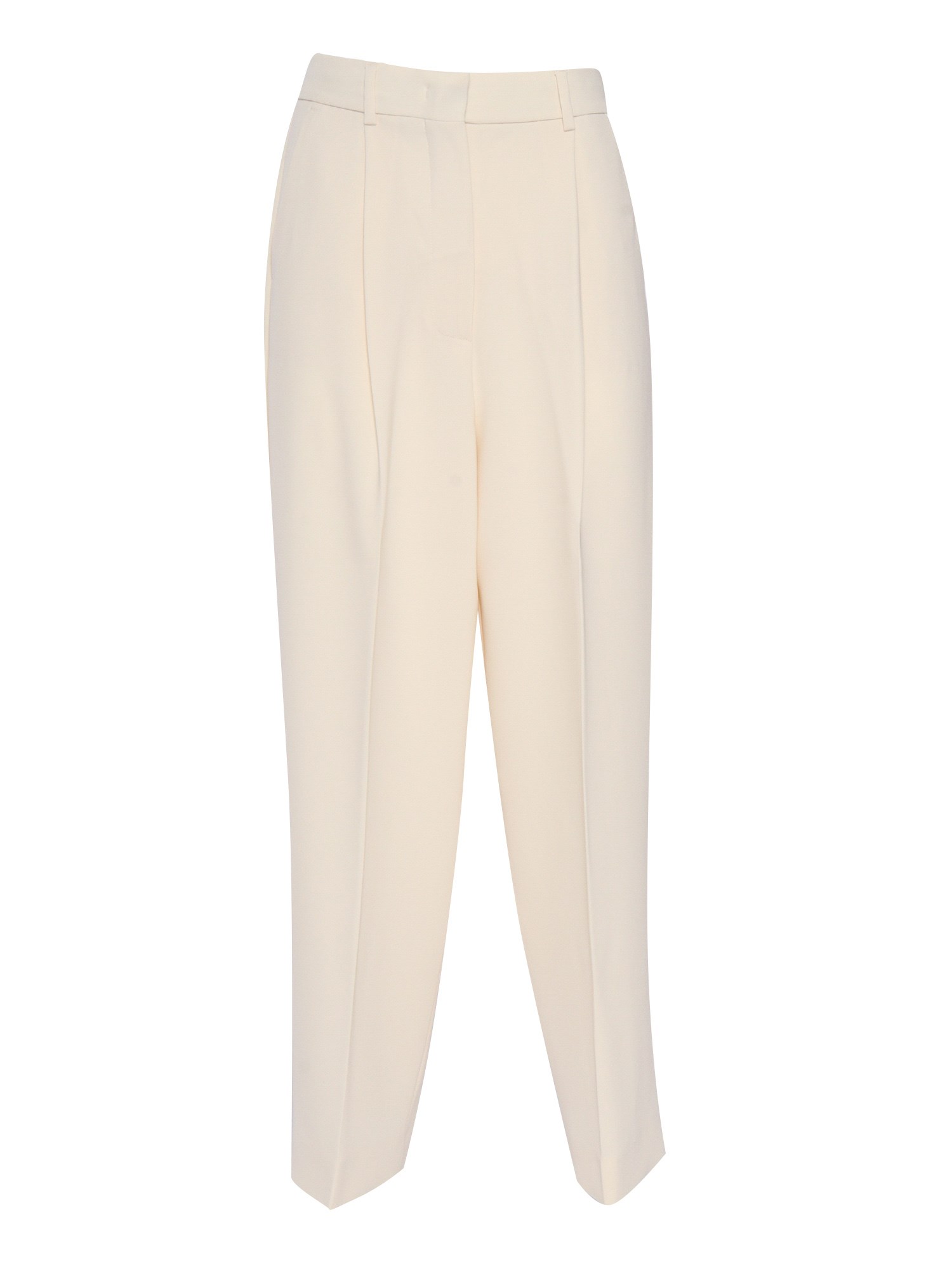 Shop Max Mara Ronchi Long Trousers In White