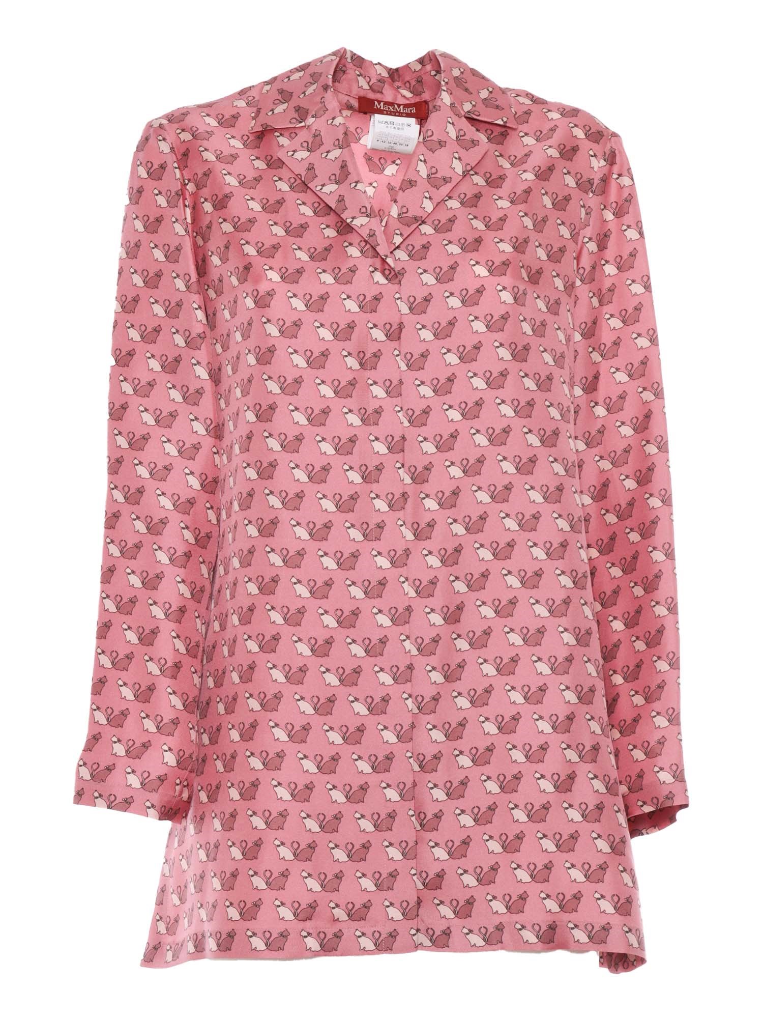 Shop Max Mara Alpe Peony Jacket In Pink