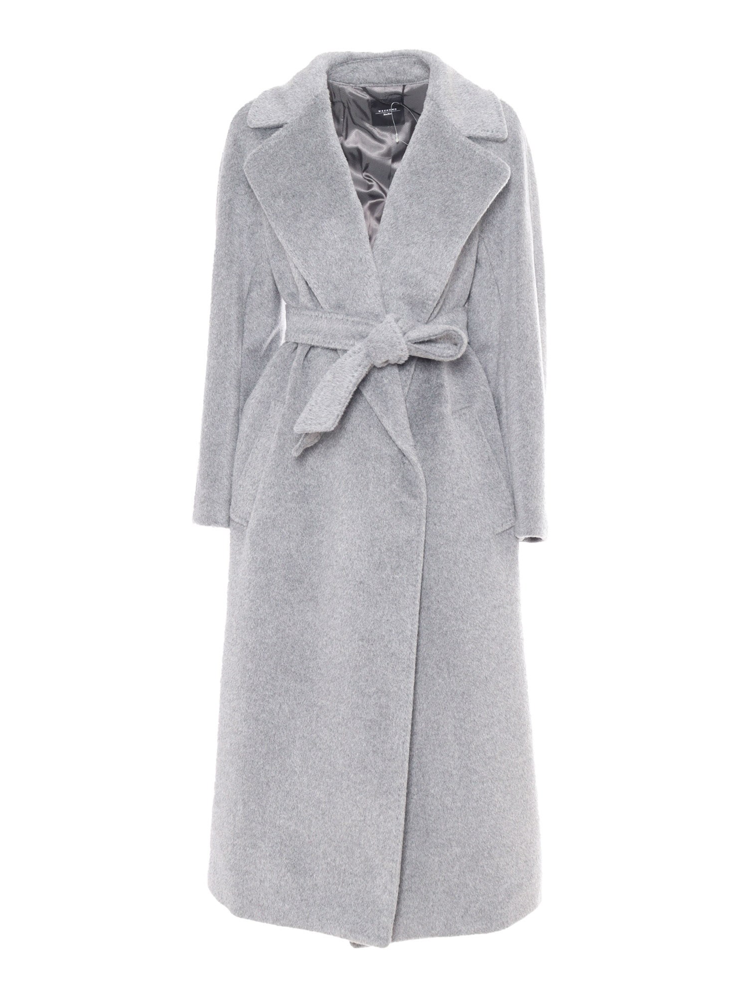 MAX MARA TEMPERA MEDIUM GREY COAT 