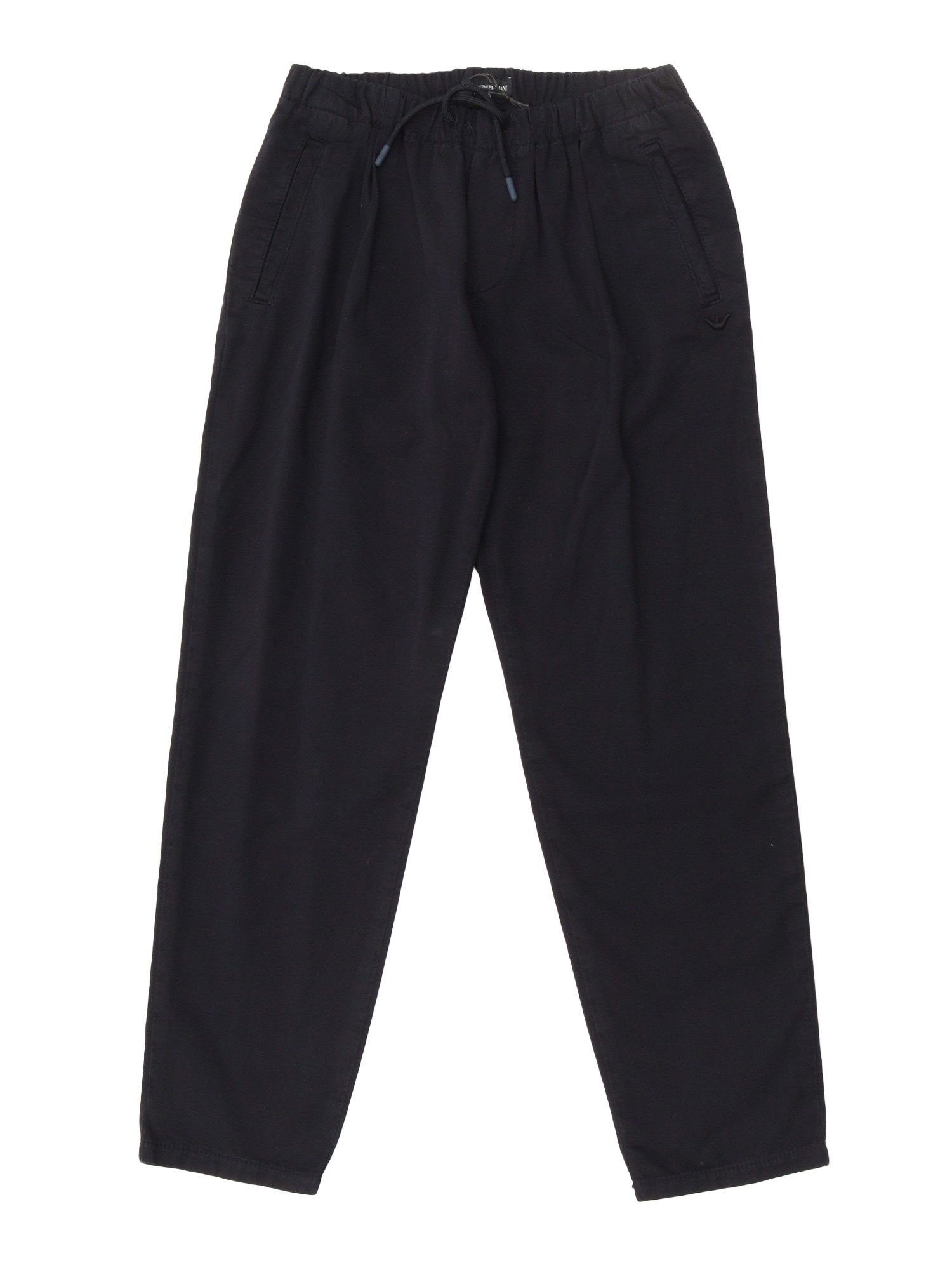 Shop Emporio Armani Trouser In Blue