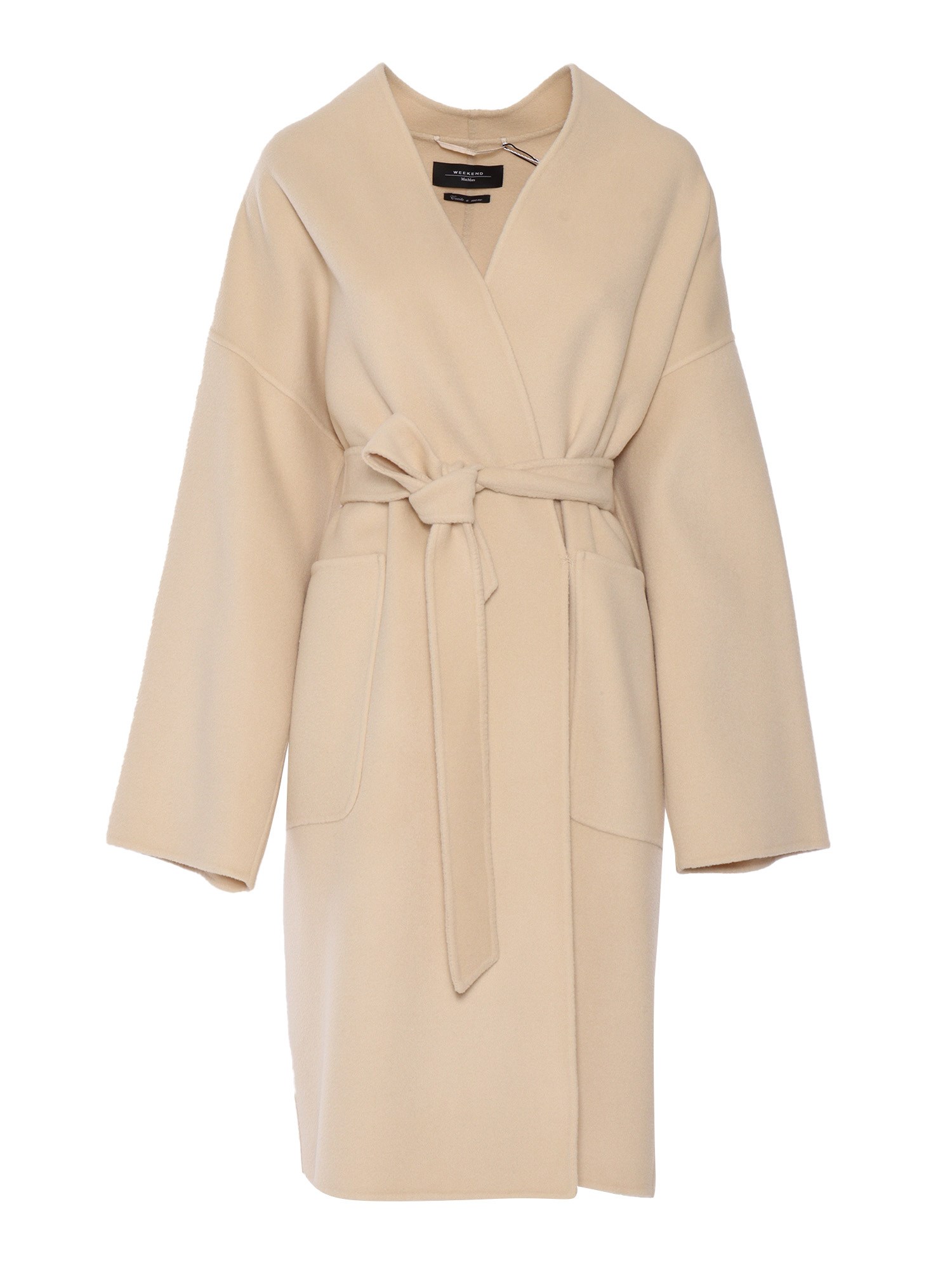 Shop Max Mara Eris Sand Coat In Beige