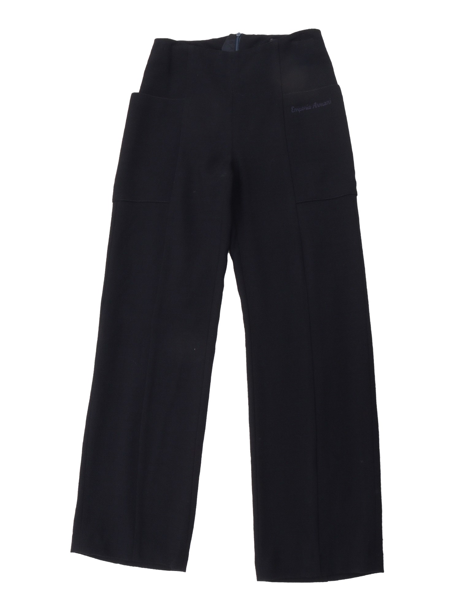 Shop Emporio Armani Trouser In Blue