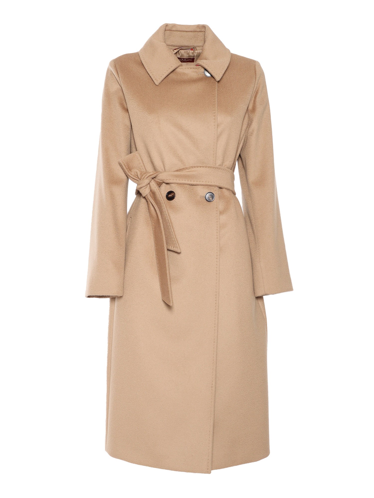 Shop Max Mara Bcollag Camel Coat In Beige