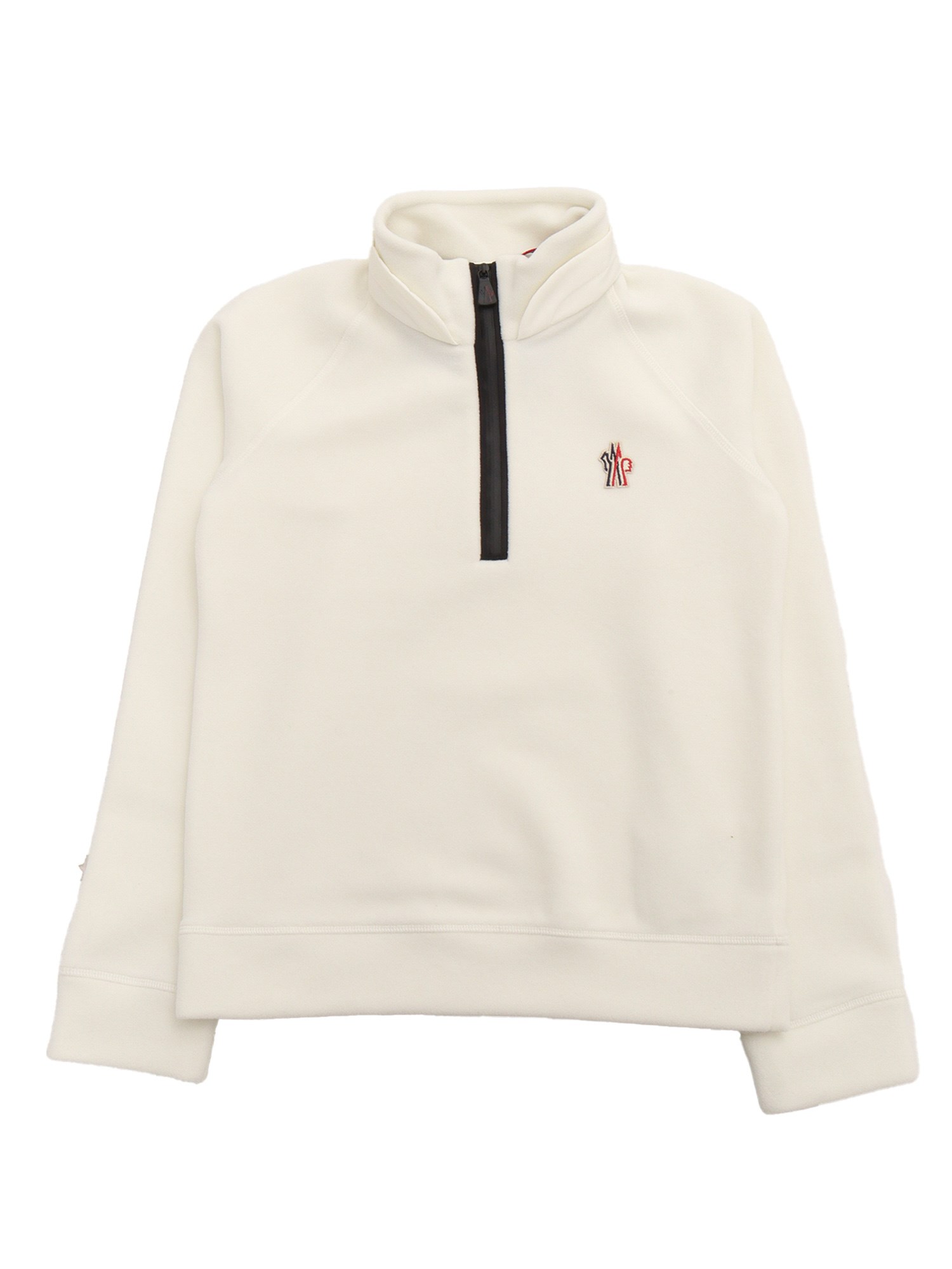 Shop Moncler Sweatshirt In Beige