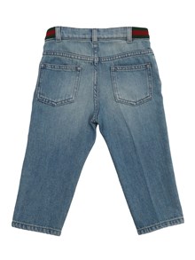 GUCCI KIDS BU PANTS ORGANIC DENIM