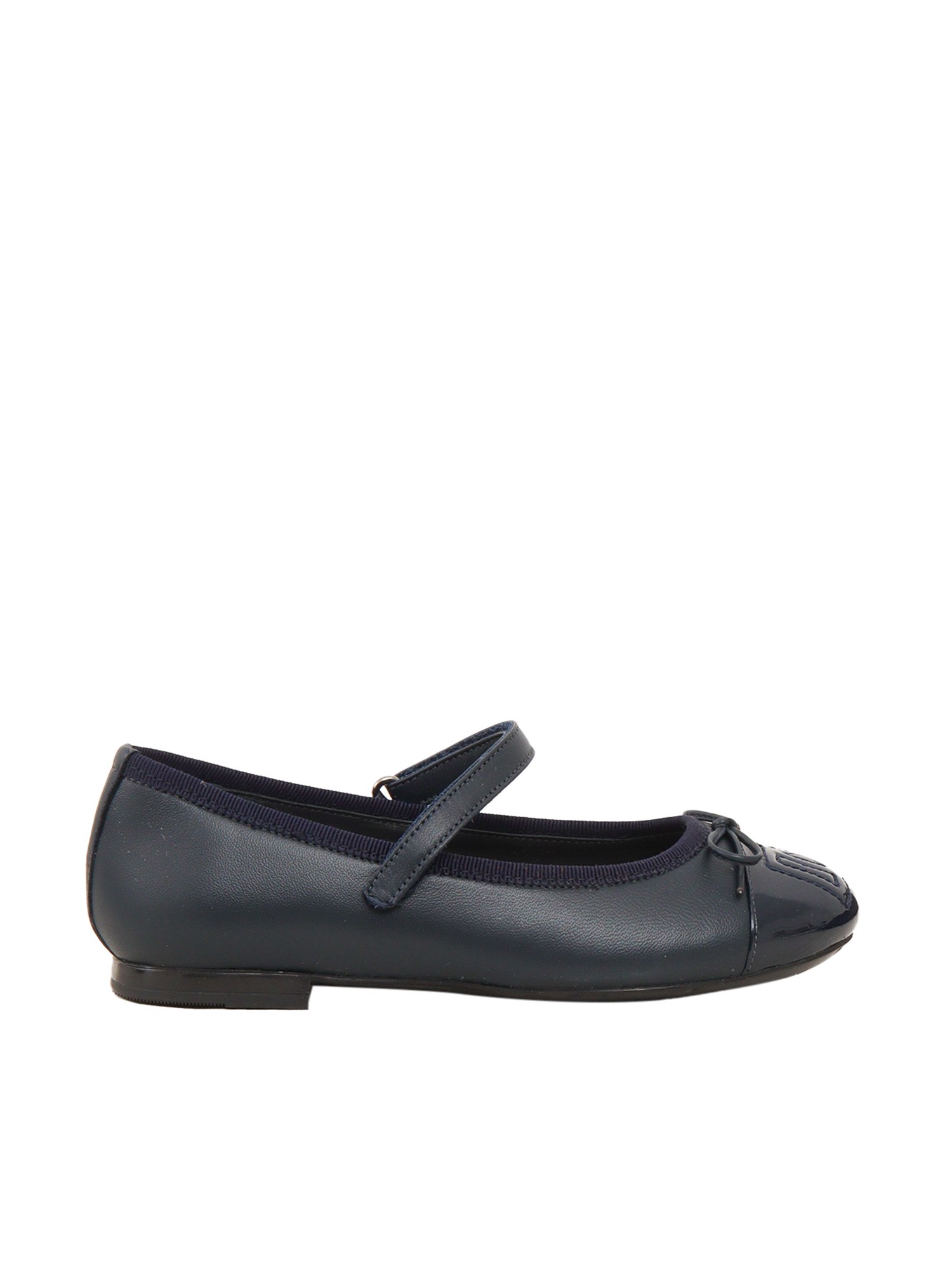 Shop Dolce & Gabbana Junior Ballerinas In Blue