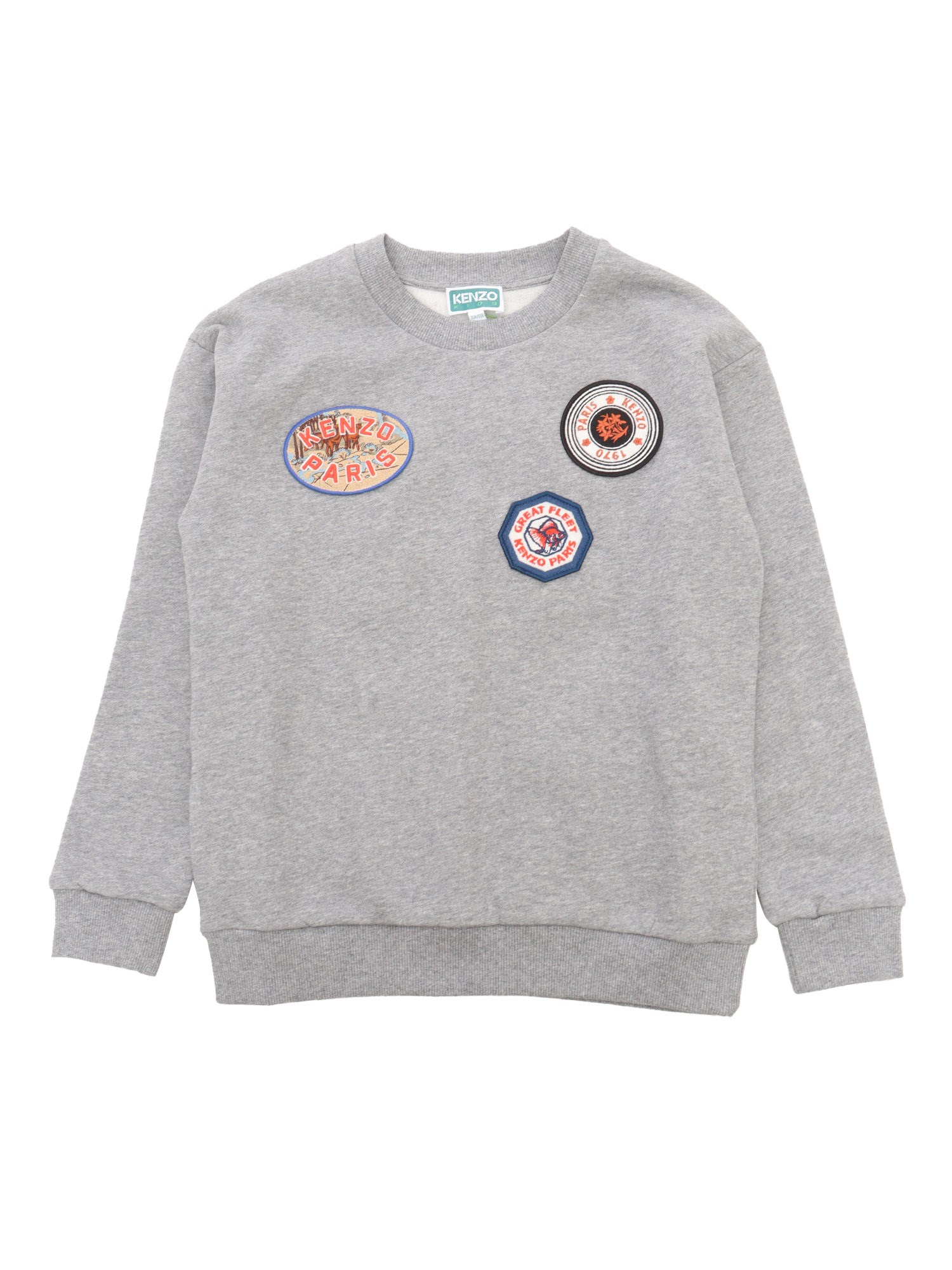 Shop Kenzo Sweatshirt In Gray