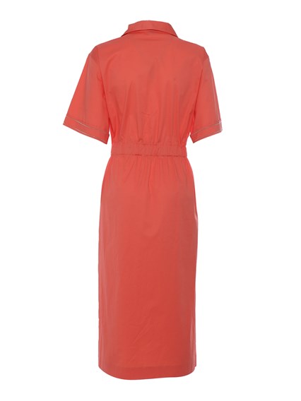 Peserico Abito midi corallo