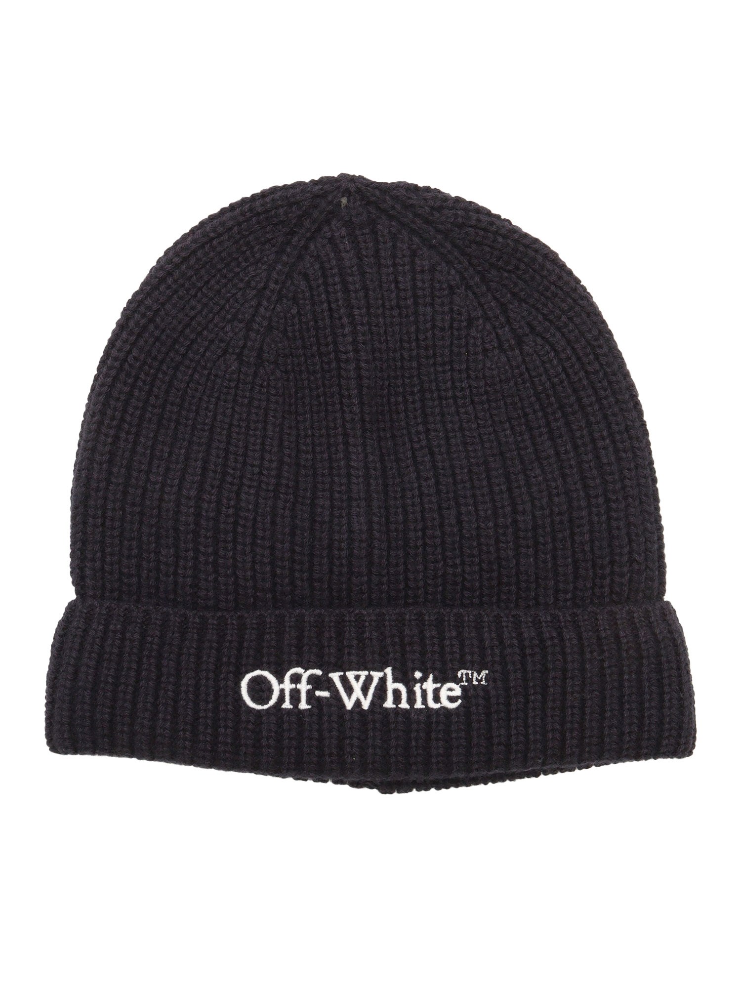 Shop Off-white Bookish Beanie Black - Off White