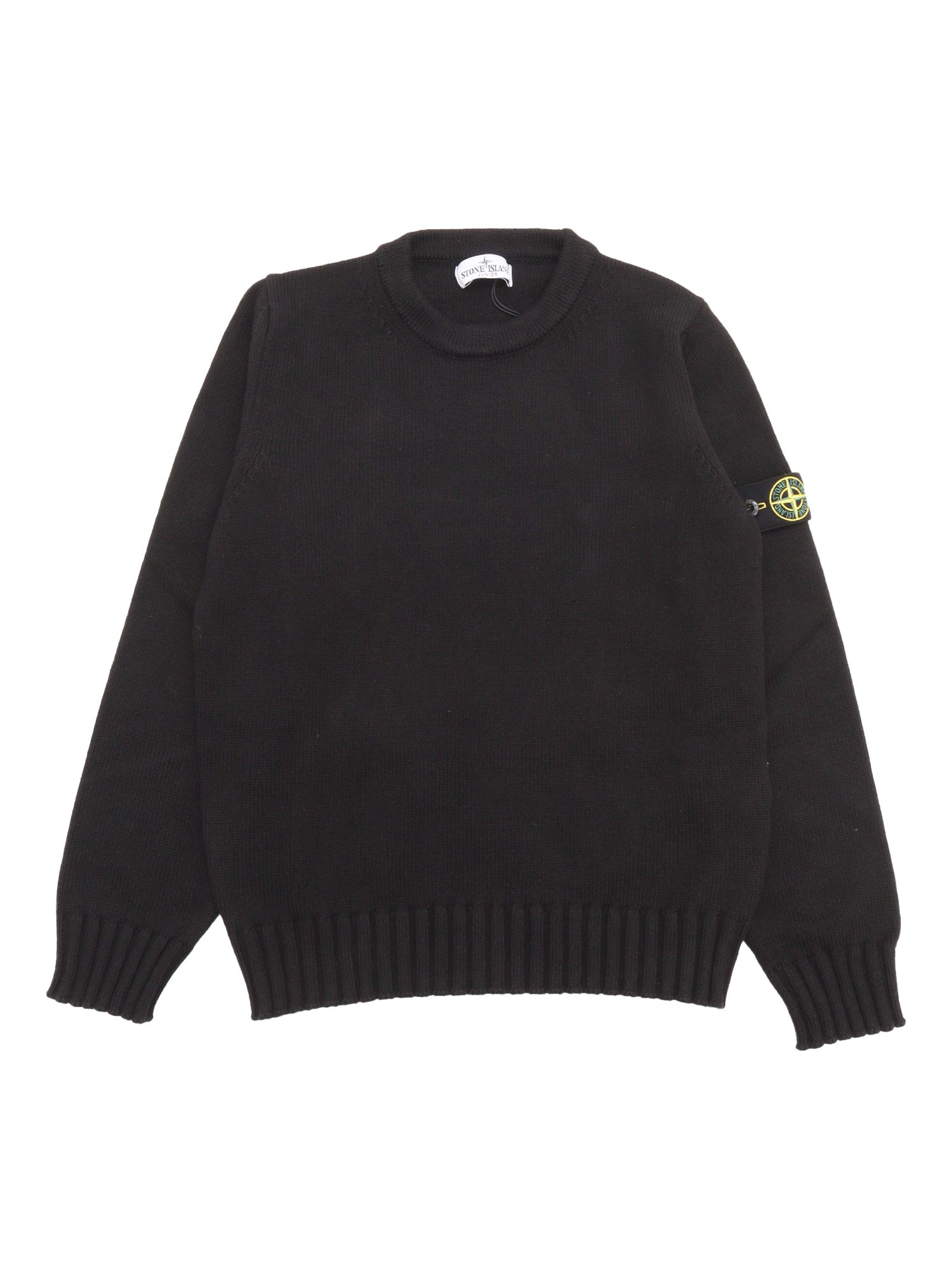 Shop Stone Island Sweater In Black