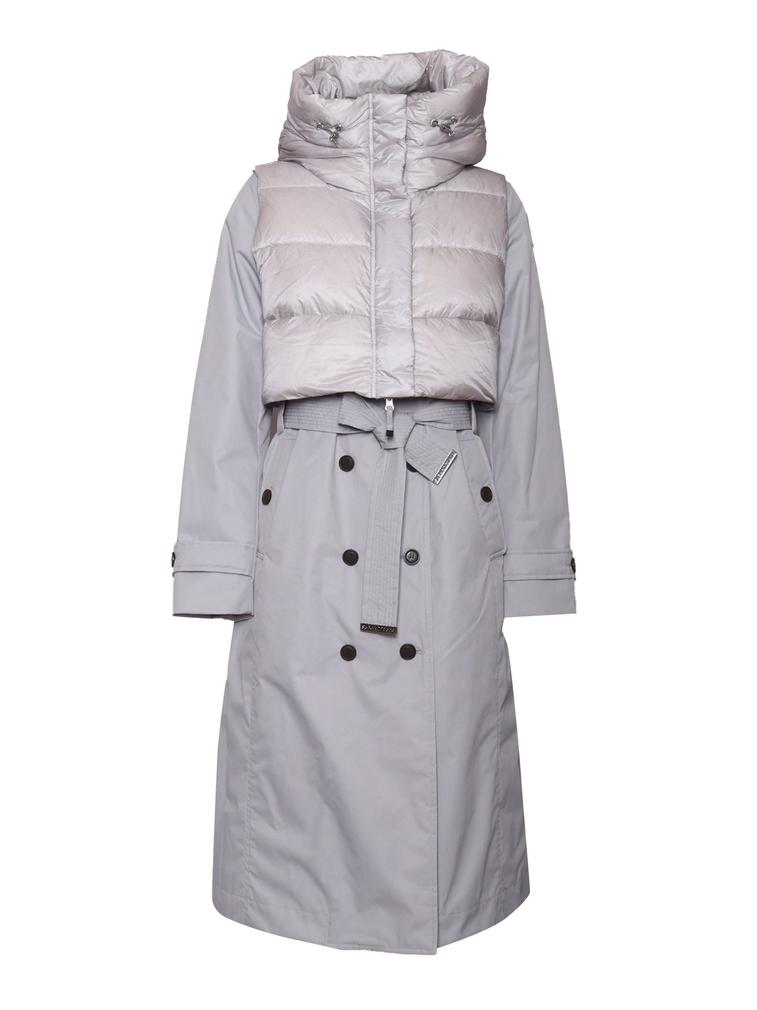 Shop Parajumpers Dawn - Woman Hooded Down Coat In White