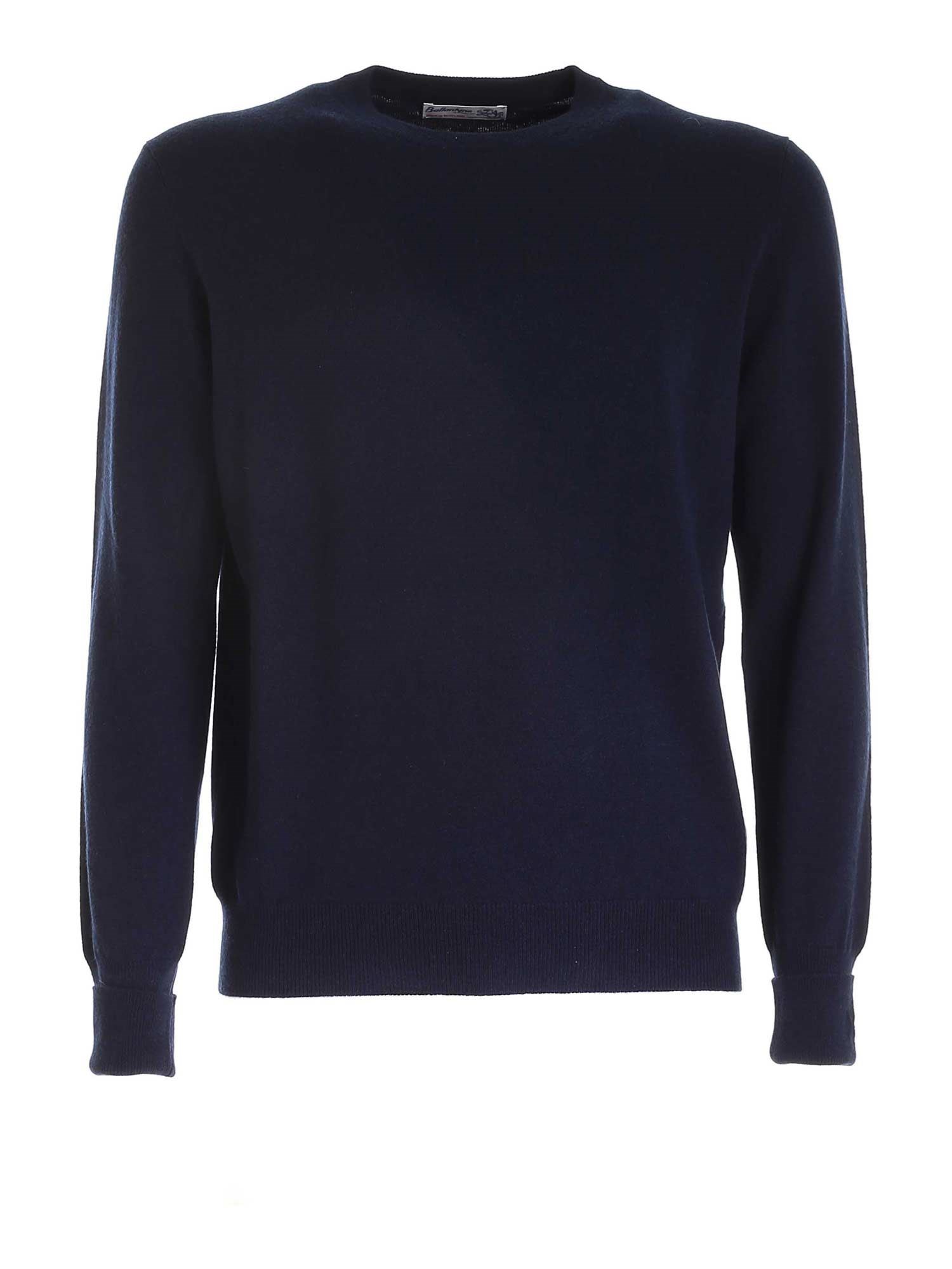 Ballantyne Regular Neck Pullover In Blu