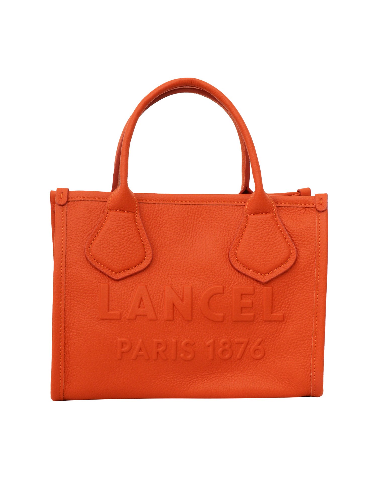 Shop Lancel Zipped Bag S In Orange