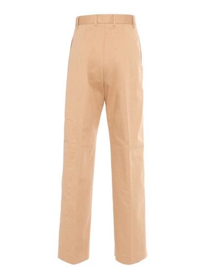 FABIANA FILIPPI COTTON GABARDINE WIDE LEG TROUSERS