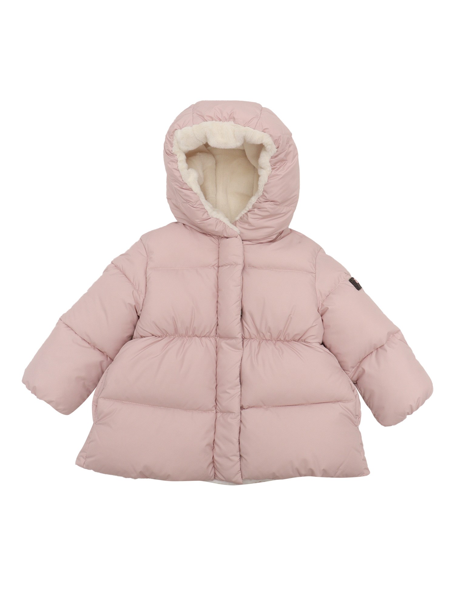 Shop Il Gufo Down Jacket In Beige