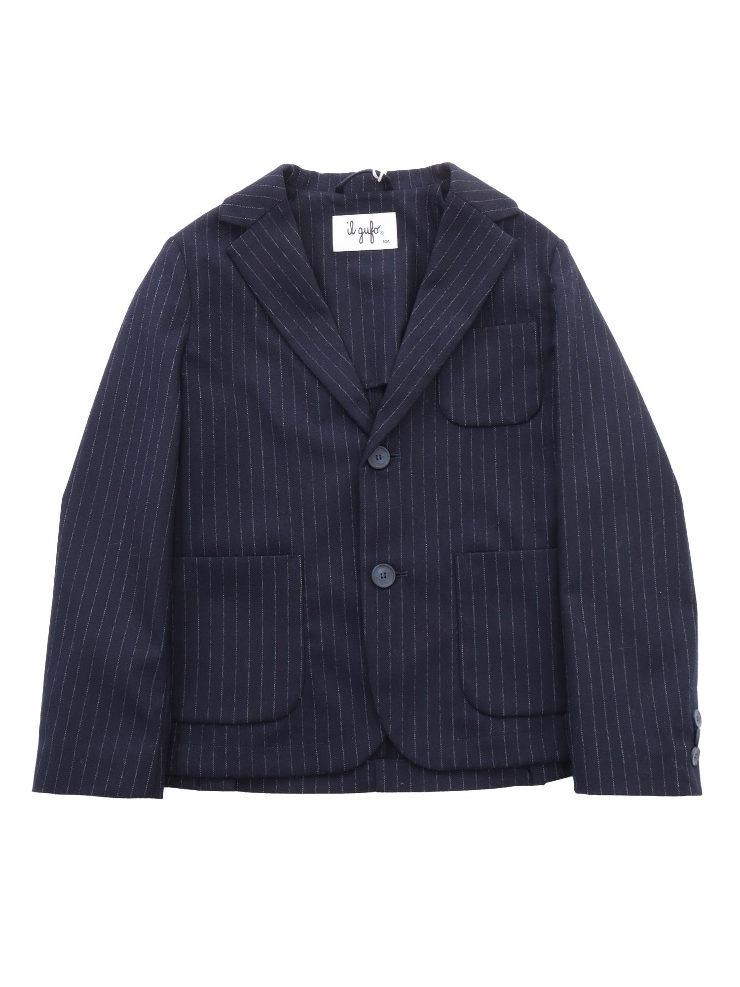 Shop Il Gufo Jacket In Blue