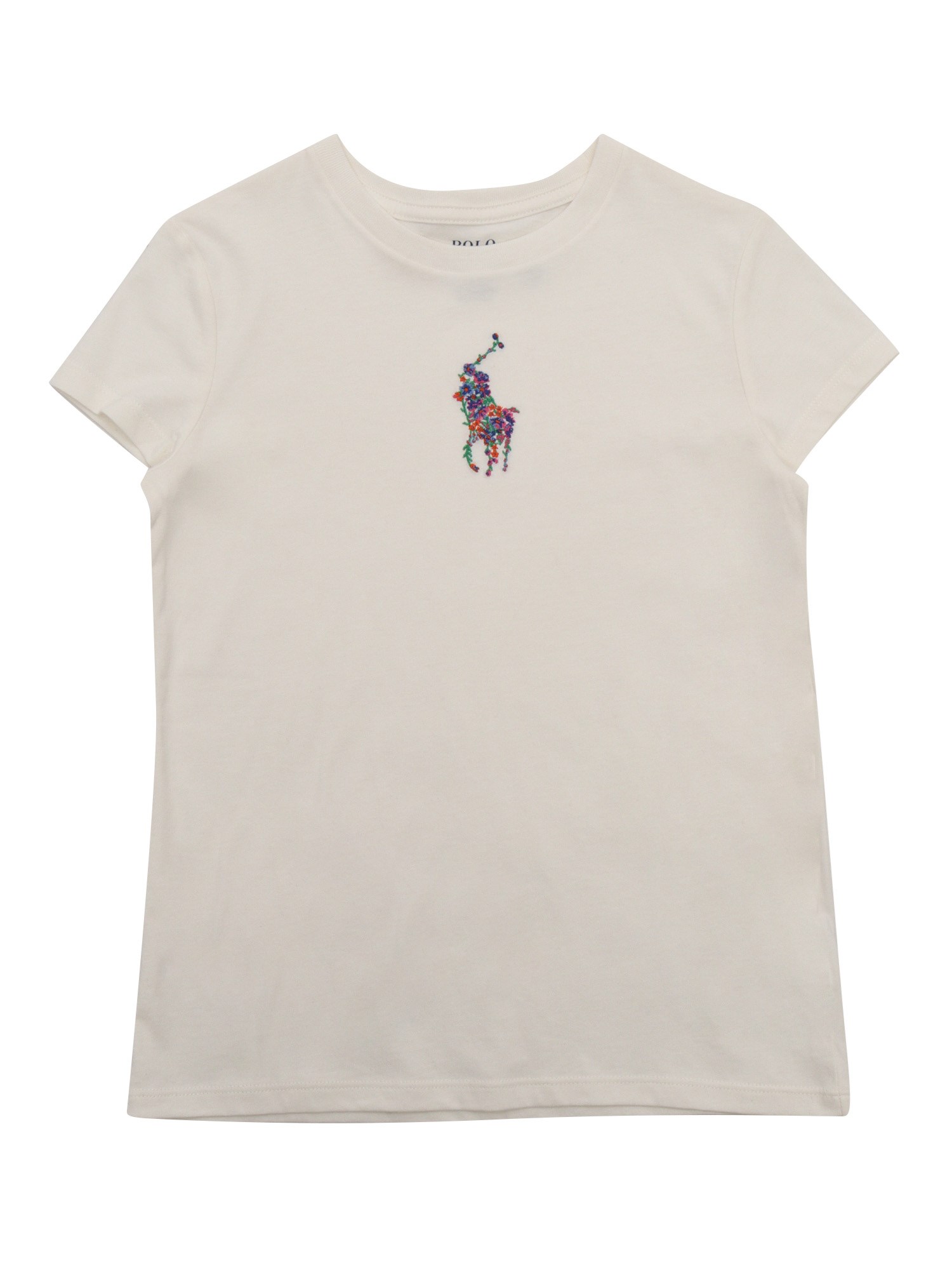 Polo Ralph Lauren Kids' Flrlbigtee-knit Shirts-t-shirt In Neutral