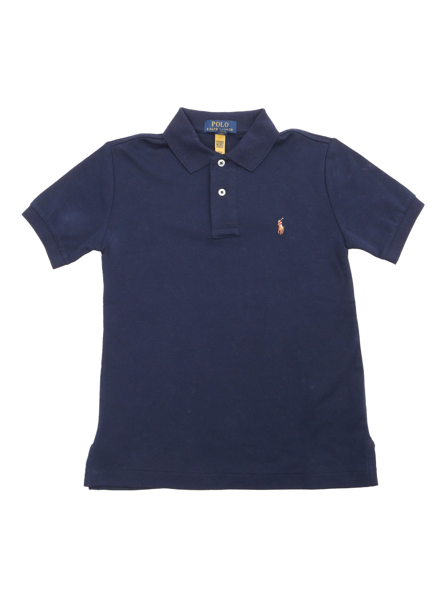 Polo Ralph Lauren Kids' Sskcmultppm1-knit Shirts-polo Shirt In Blue