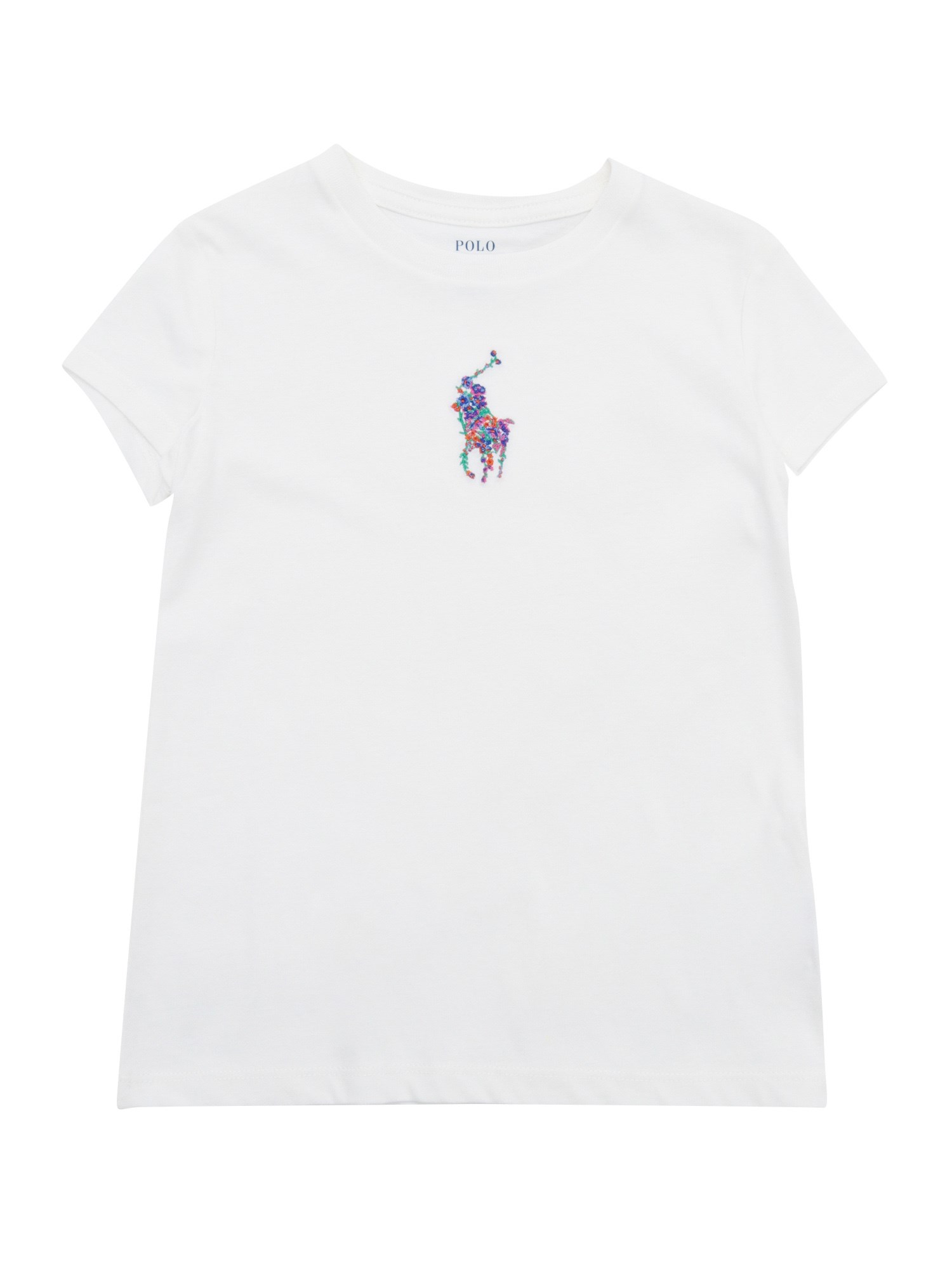 Polo Ralph Lauren Kids' Flrlbigtee-knit Shirts-t-shirt In White