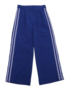 Msgm FABRIC TECNICAL PANTS GIRL ROYAL