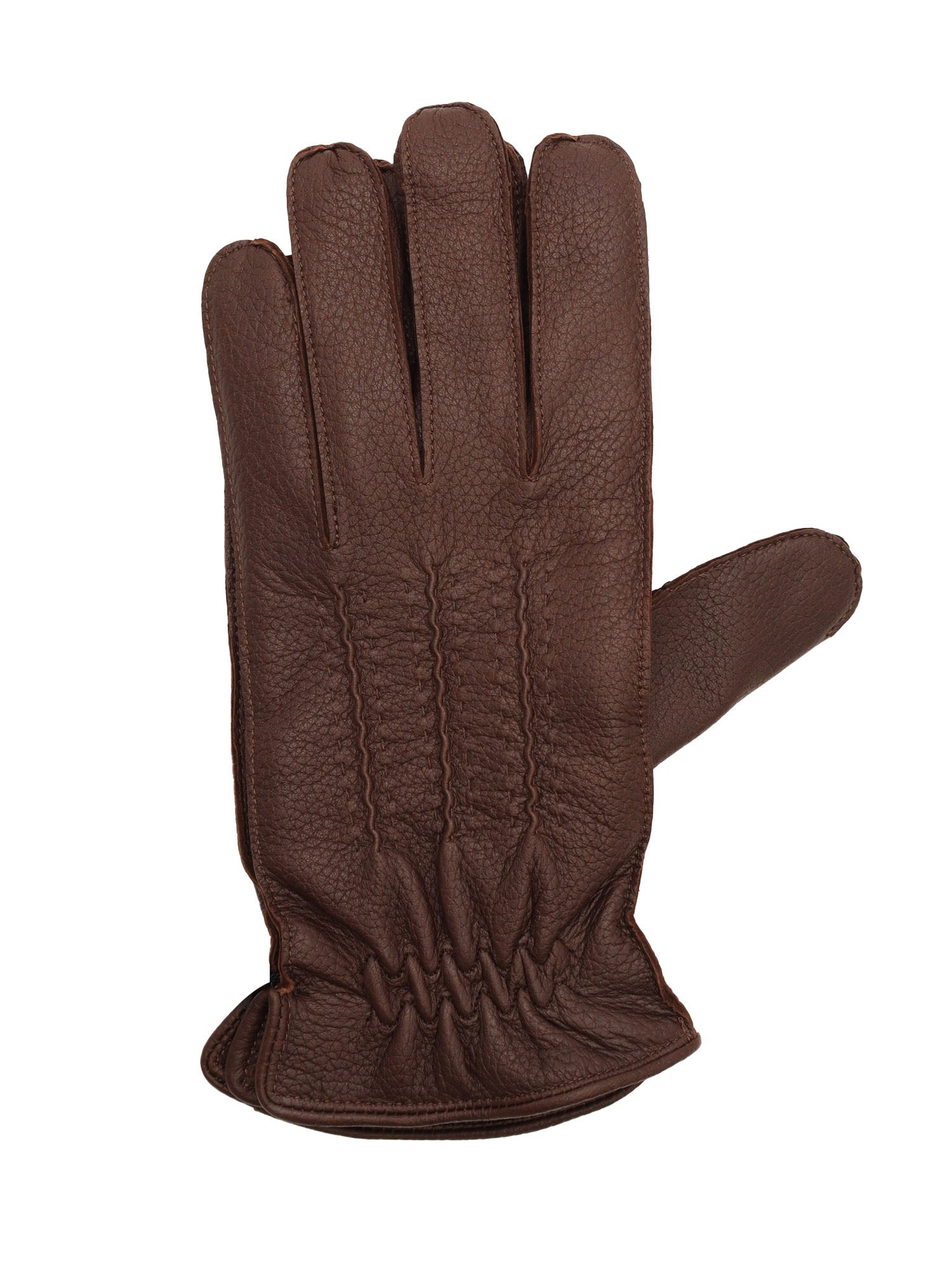 Shop Orciani Gloves In Brown