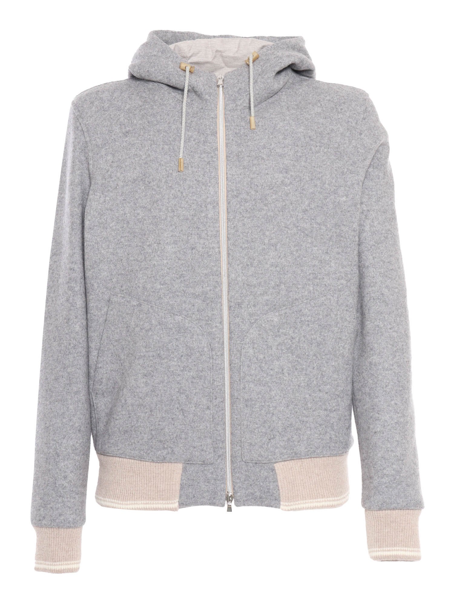 Shop Brando-lubiam Jacket In Gray