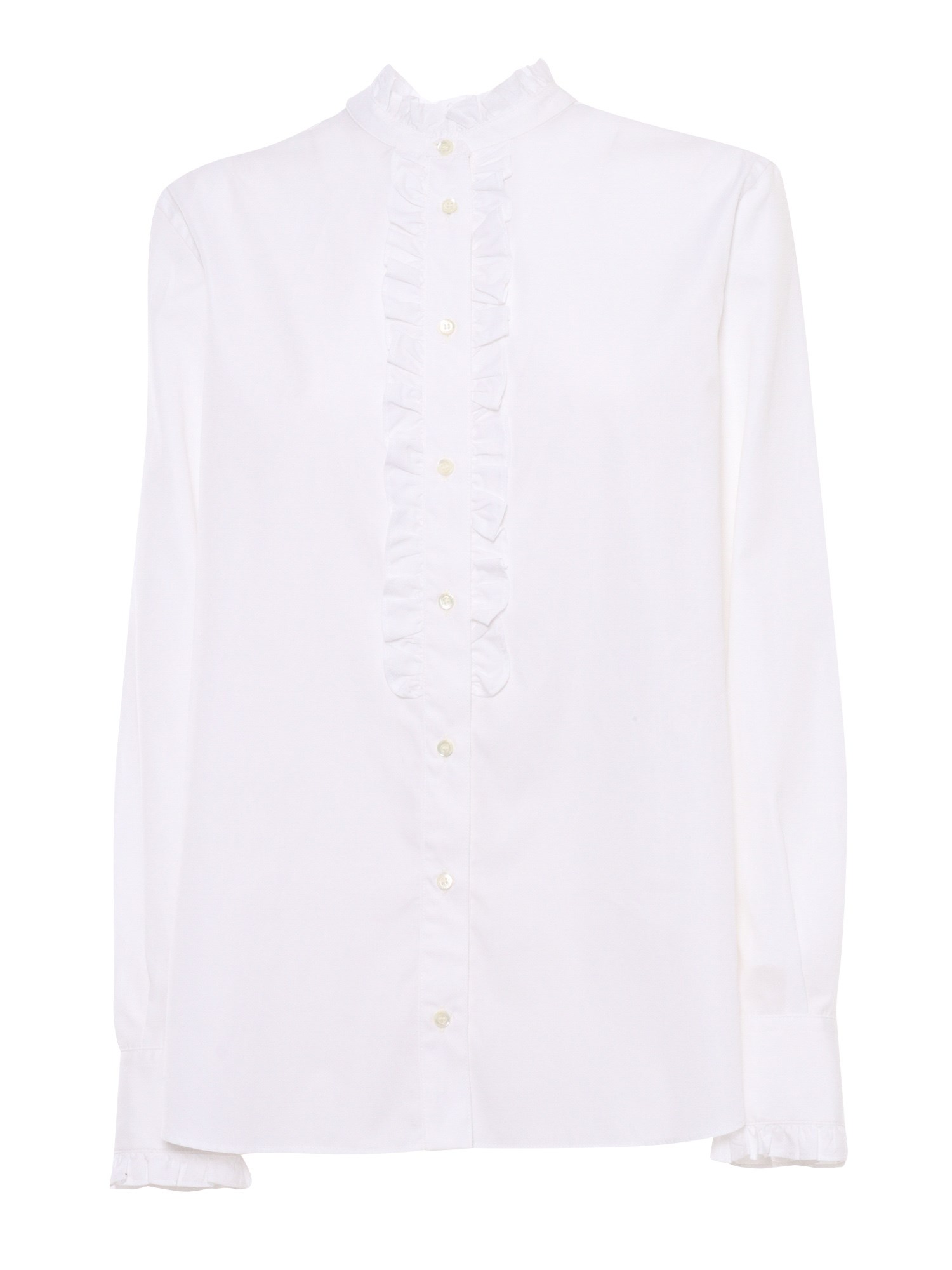 Shop Aspesi Woman Shirt In White