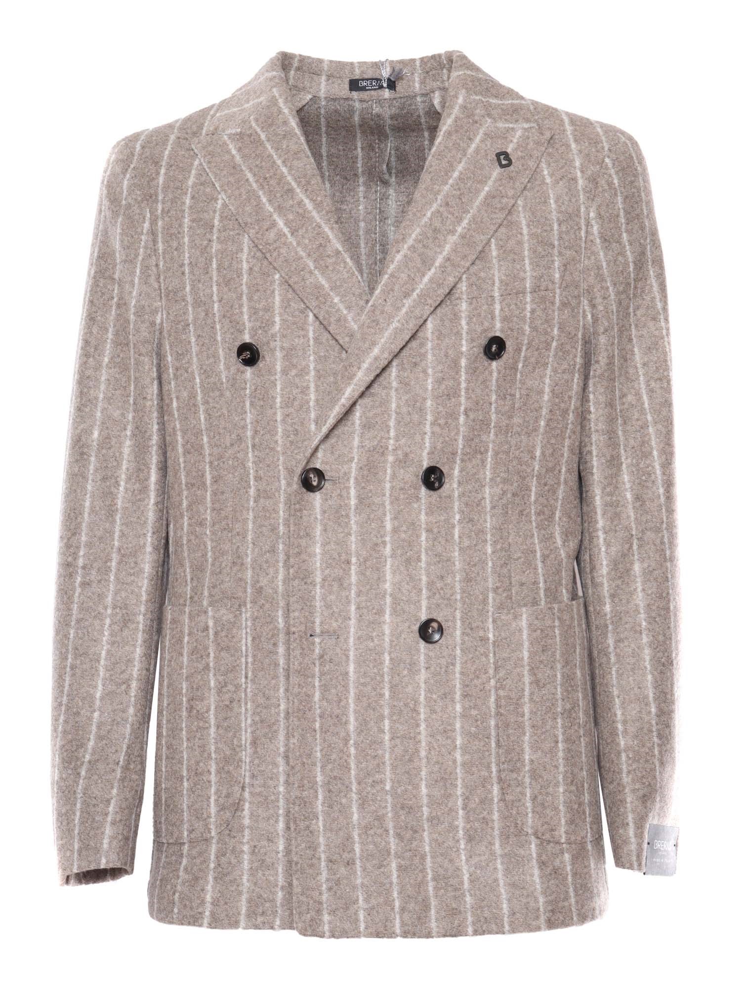 Shop Breras Milano Man Jacket In Beige