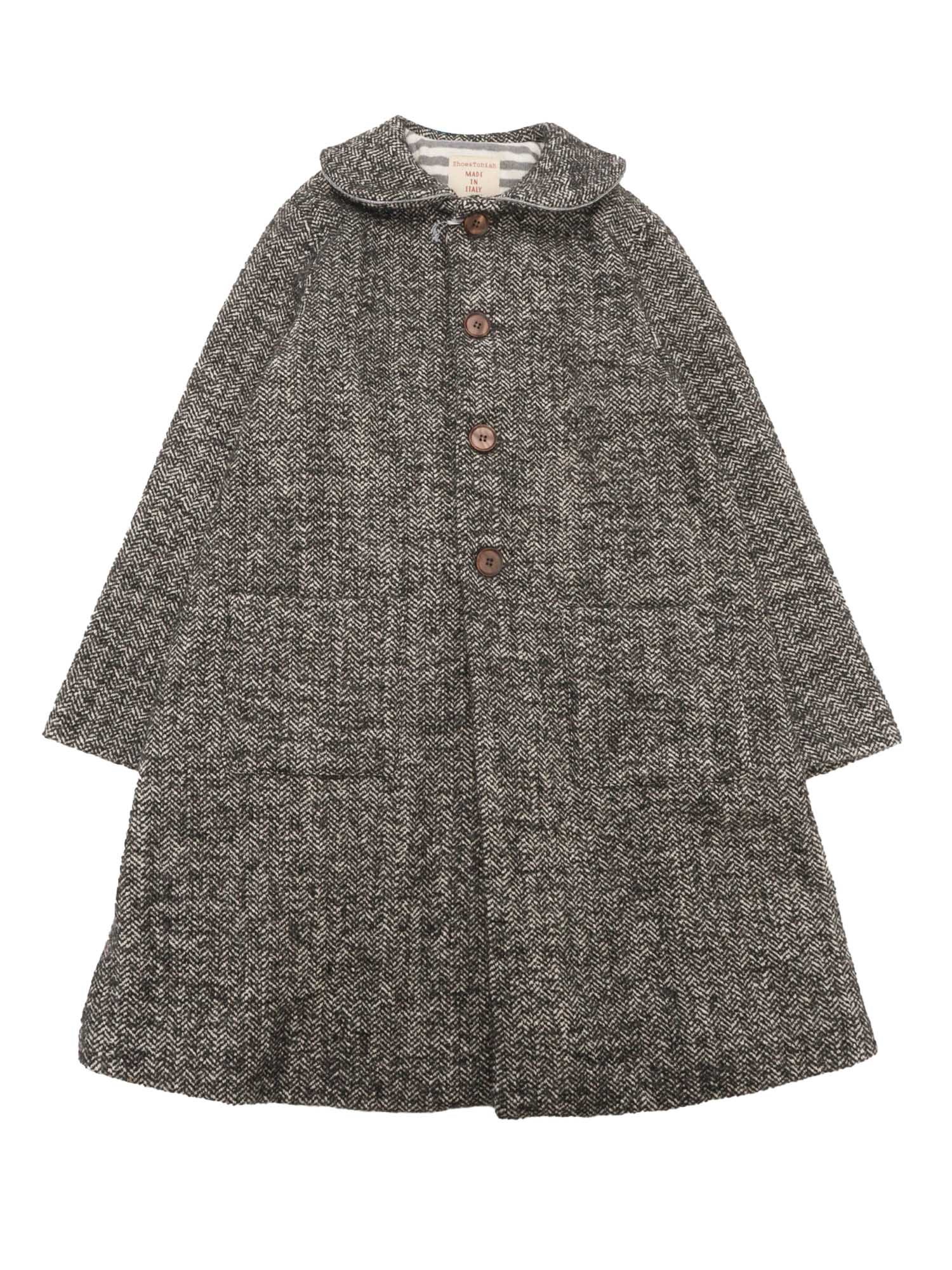 Shop Zhoe & Tobiah Girl Coat In Gray