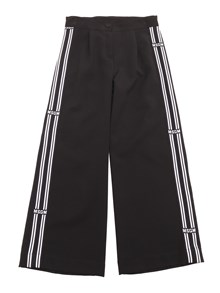 Msgm FABRIC TECNICAL PANTS GIRL NERO/BLACK