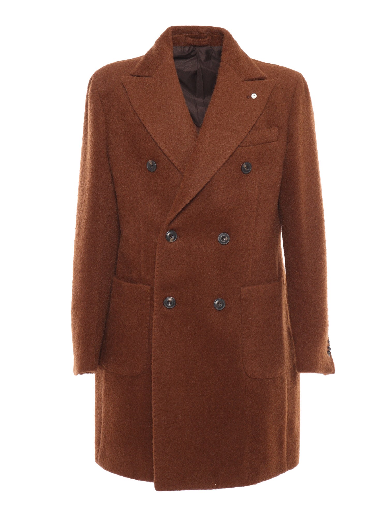 Shop Brando-lubiam Coat In Brown