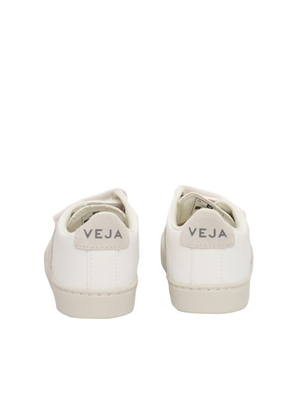 Veja SMALL ESPLAR CHROMEFREE LEATHER EXTRA-WHITE_NATURAL SNEAKERS