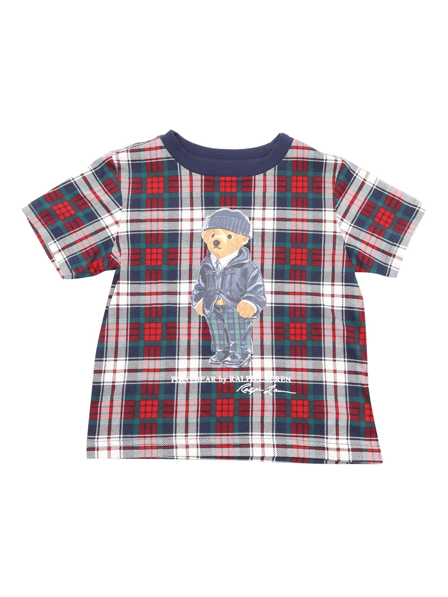 Polo Ralph Lauren Kids' Ss Cn-knit Shirts-t-shirt In Multi