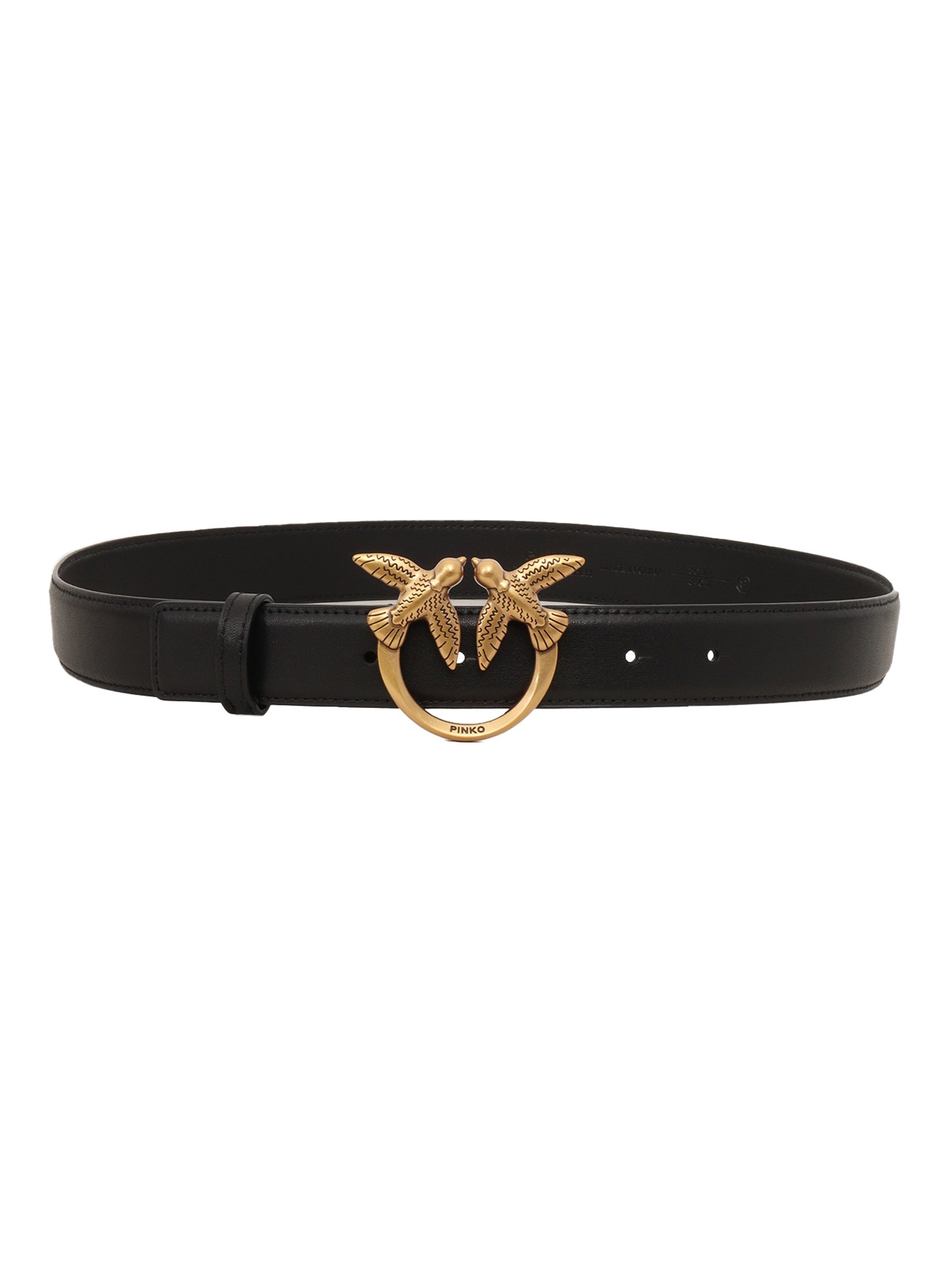 Pinko Love Berry Belt In Black