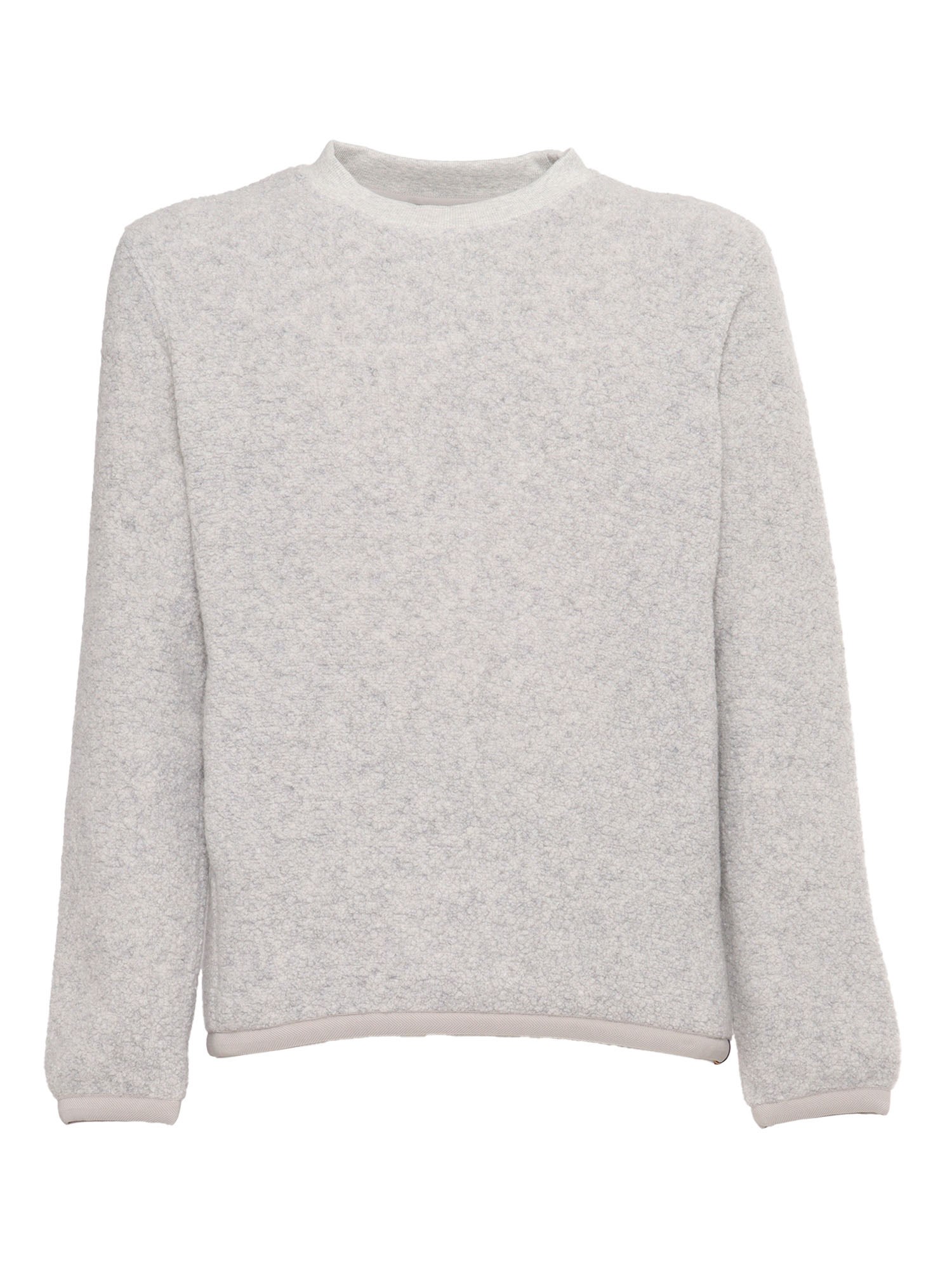 K-way Eround Wool Fleece Sweater In Gray