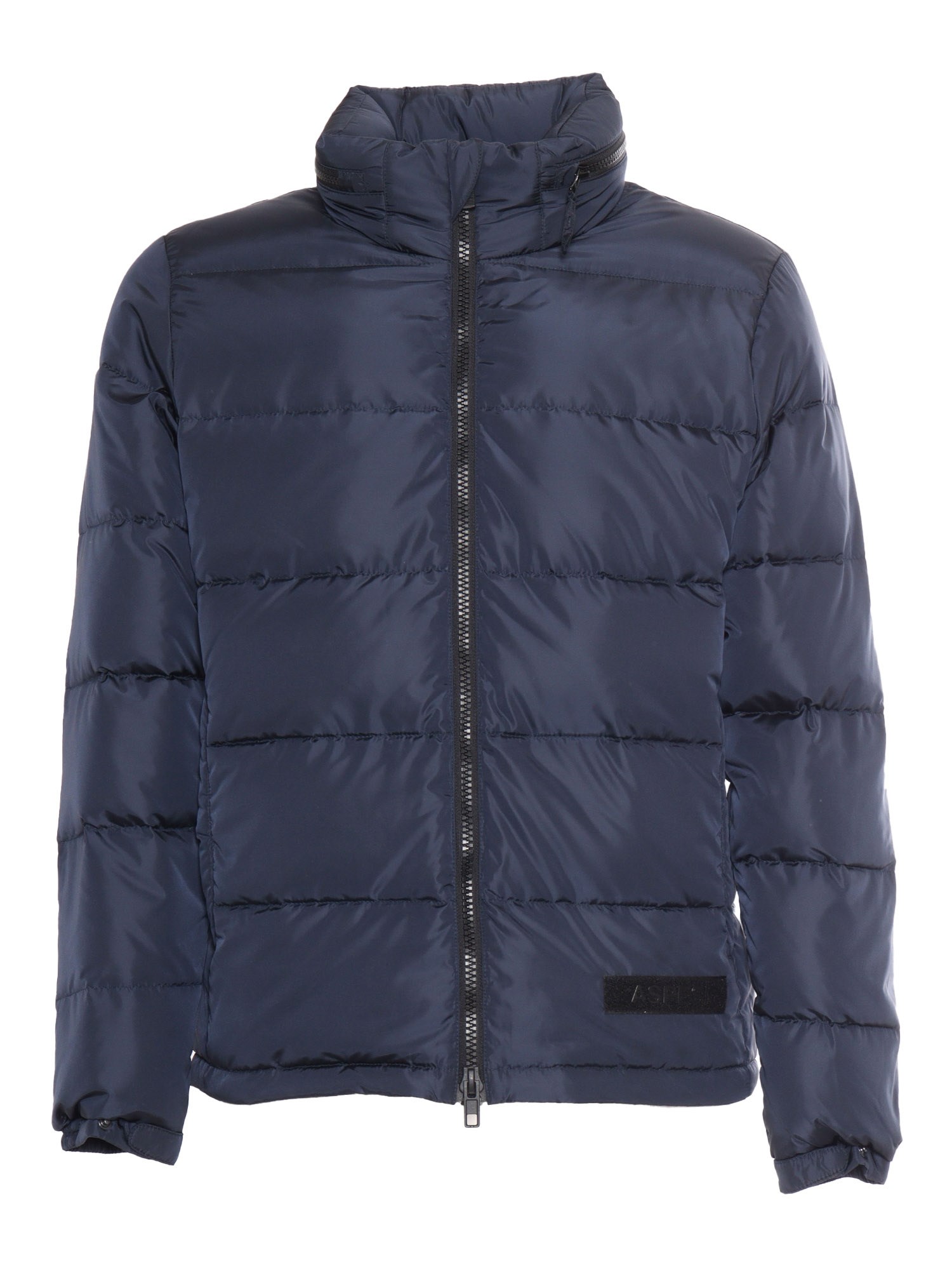 Shop Aspesi Man Jacket In Blue