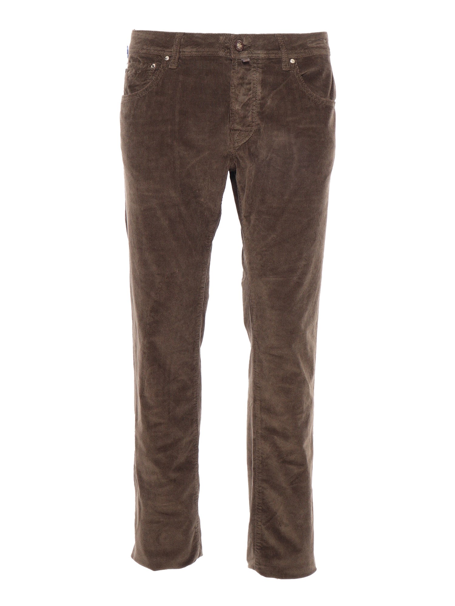 Shop Jacob Cohen 5 Pockets Pants In Brown