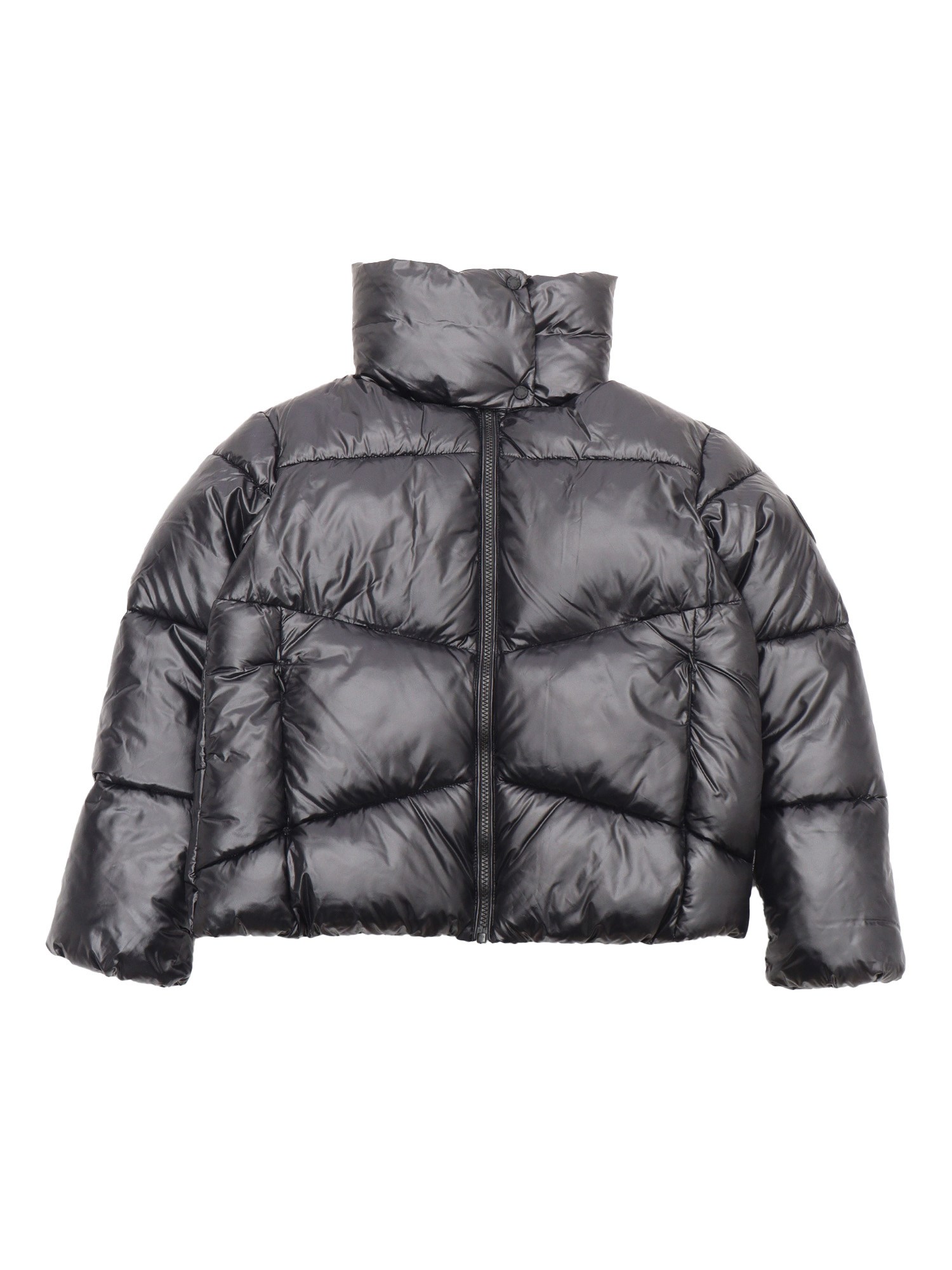 Save The Duck Kids' Isolda Short Puffy Jacket In Black