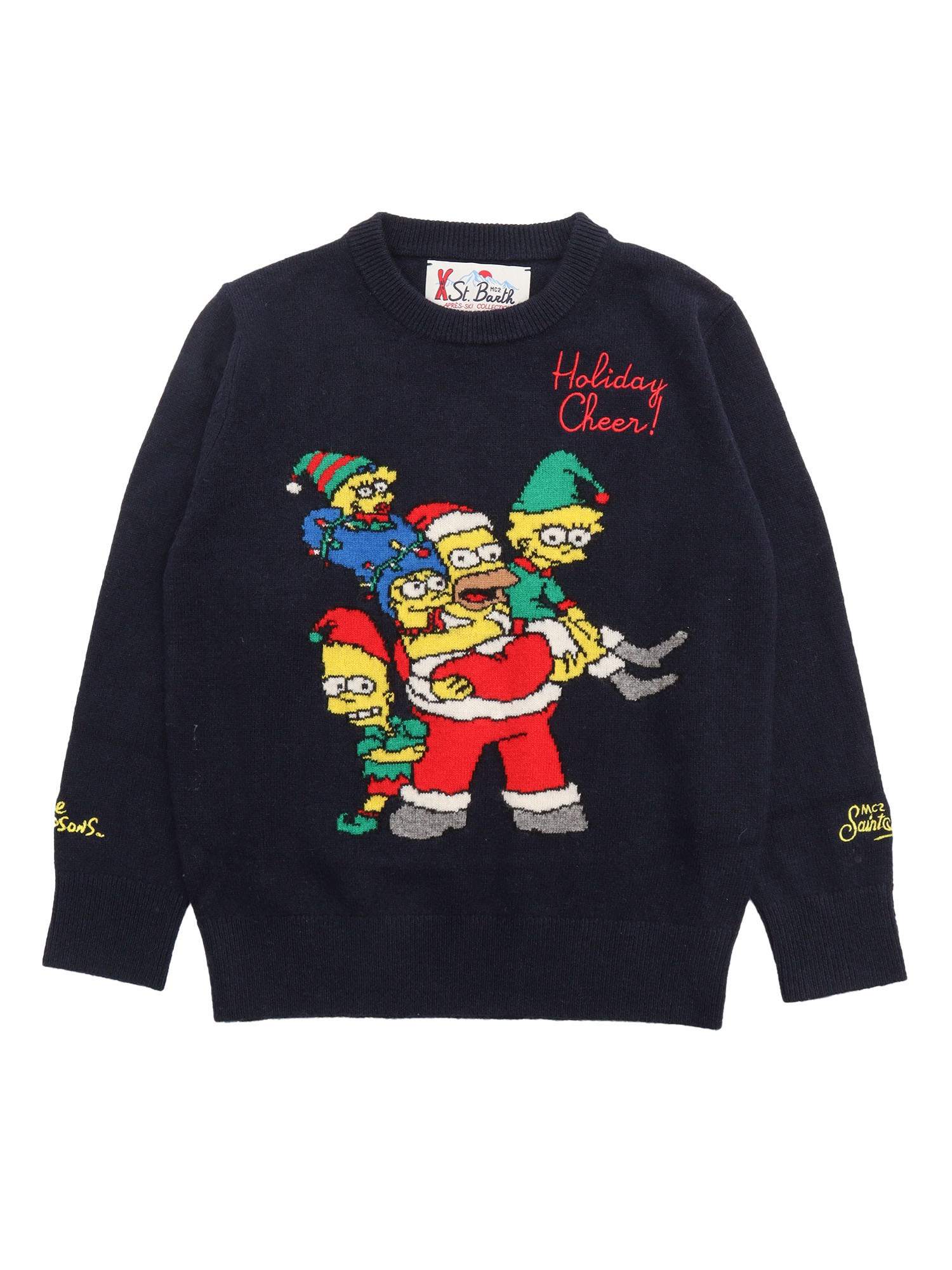 MC2 SAINT BARTH CREWNECK JAQUARD SWEATER 