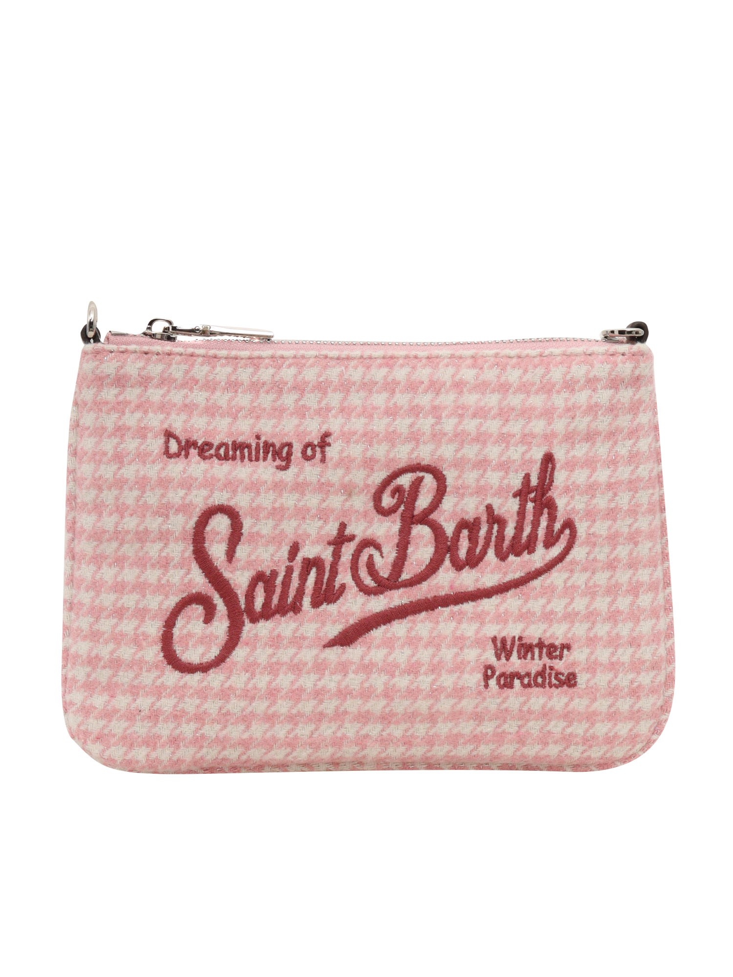 Shop Mc2 Saint Barth Winter Pochette With Shoulder Strap In Multi