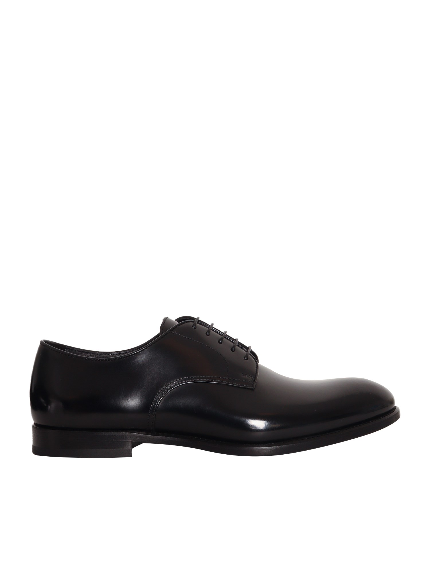 Doucal's Stringate Derby In Black
