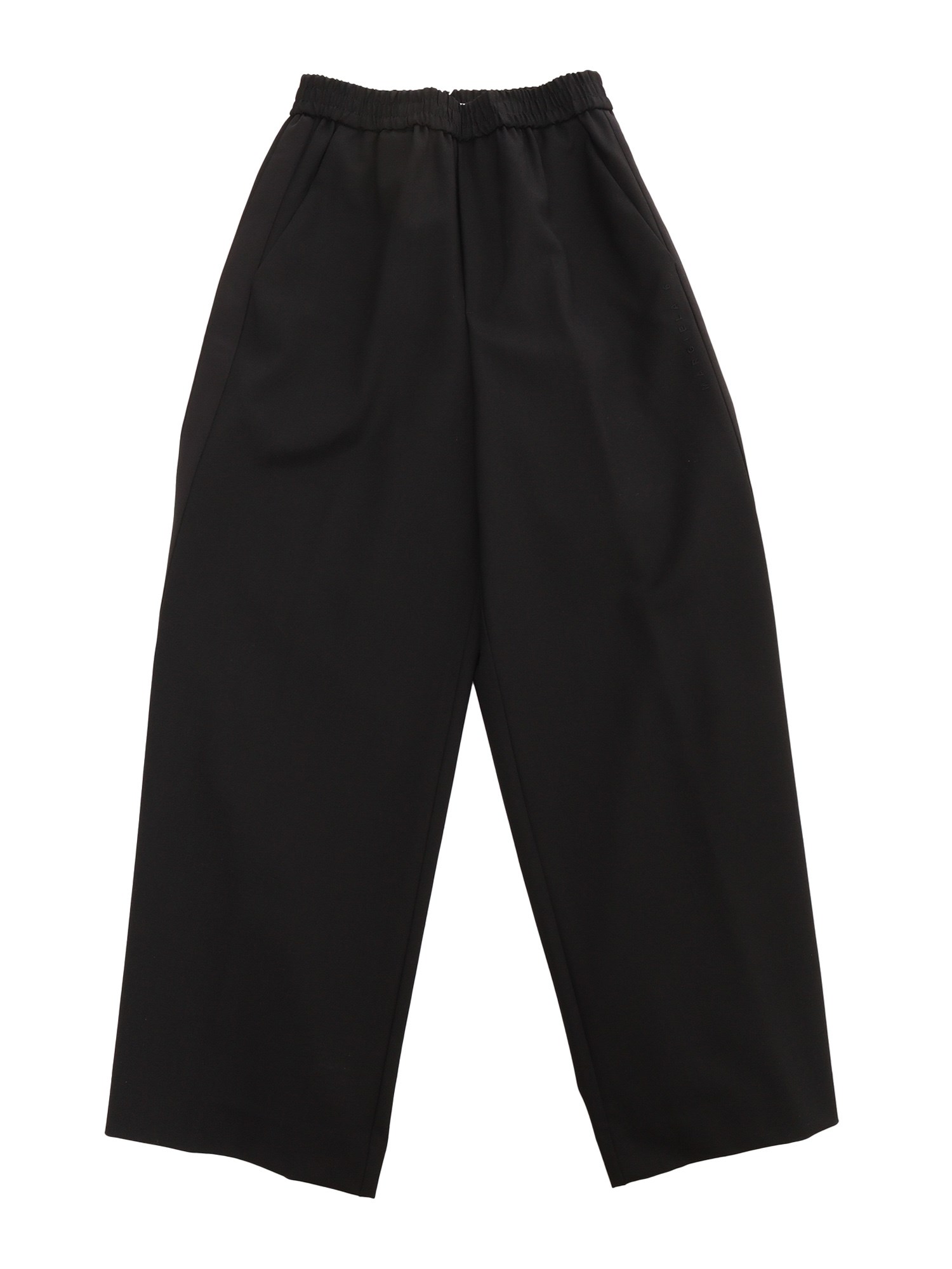 Shop Mm6 Maison Margiela Pants In Black