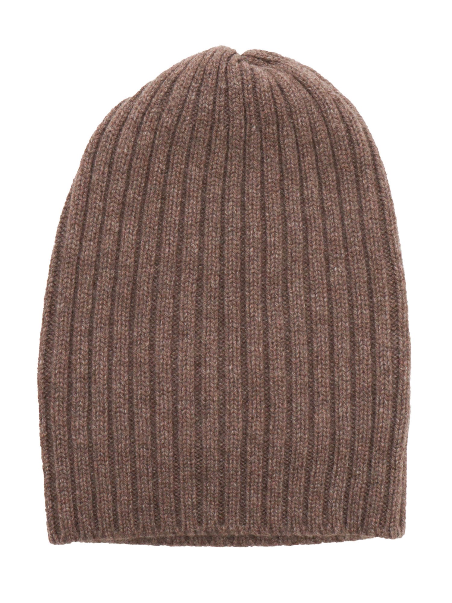 Shop Fedeli Beanie Knitted Man In Brown